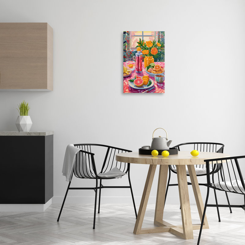  "Summer Table Spread", art mural par LSR Design Studio, H 24 po x l 16 po