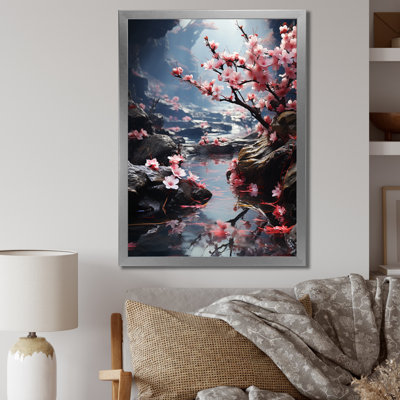 Art asiatique cerisier en fleurs Kristofferson IV - reproduction