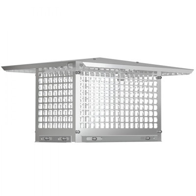 Chimney Cap, Flue Caps, 304 Stainless Steel Fireplace Chimney Cover, Adjustable Metal Spark Arrestor with Bolts Screws, Mesh Chimney Flue Cover for Outside Existing Clay Flue Tile