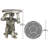 Battle Knight Figurine End Table