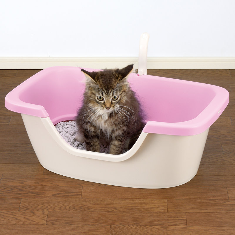 Litière réglable à 2 niveaux PAW TRAX, Rose