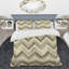 Ensemble de housse de couette Beige Chevron Dreams III - Modern-109156953