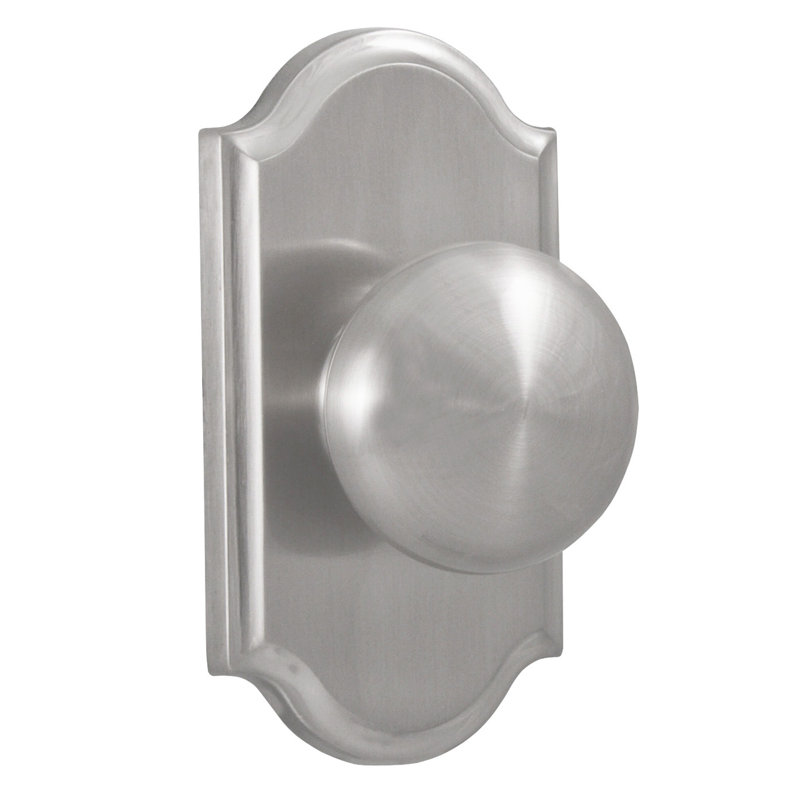 Impresa 2.5'' Diameter Passage (Hall & Closet) Satin Nickel Round Knob