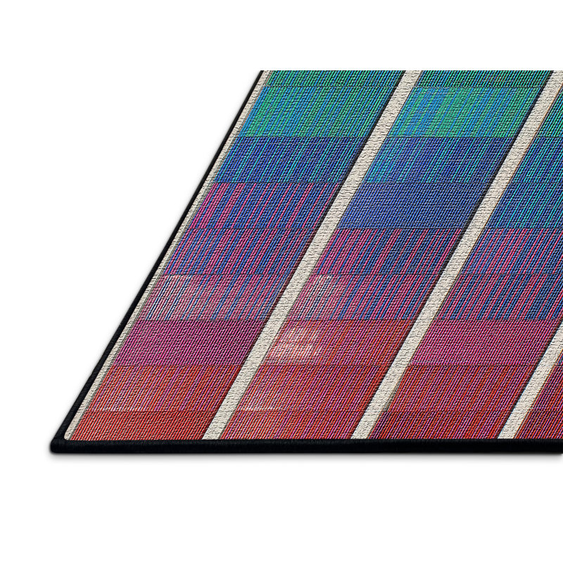 Tapis arc-en-ciel Rainbow 57, Rectangle 2 pi x 3 pi