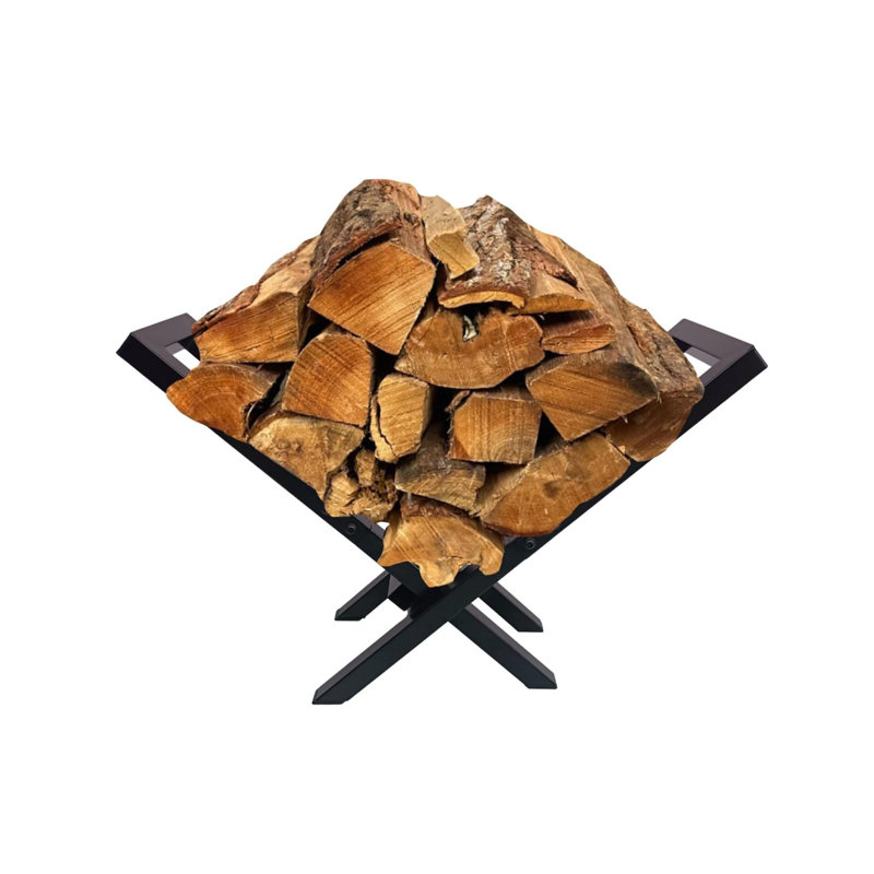 19.8cm W Metal Log Rack