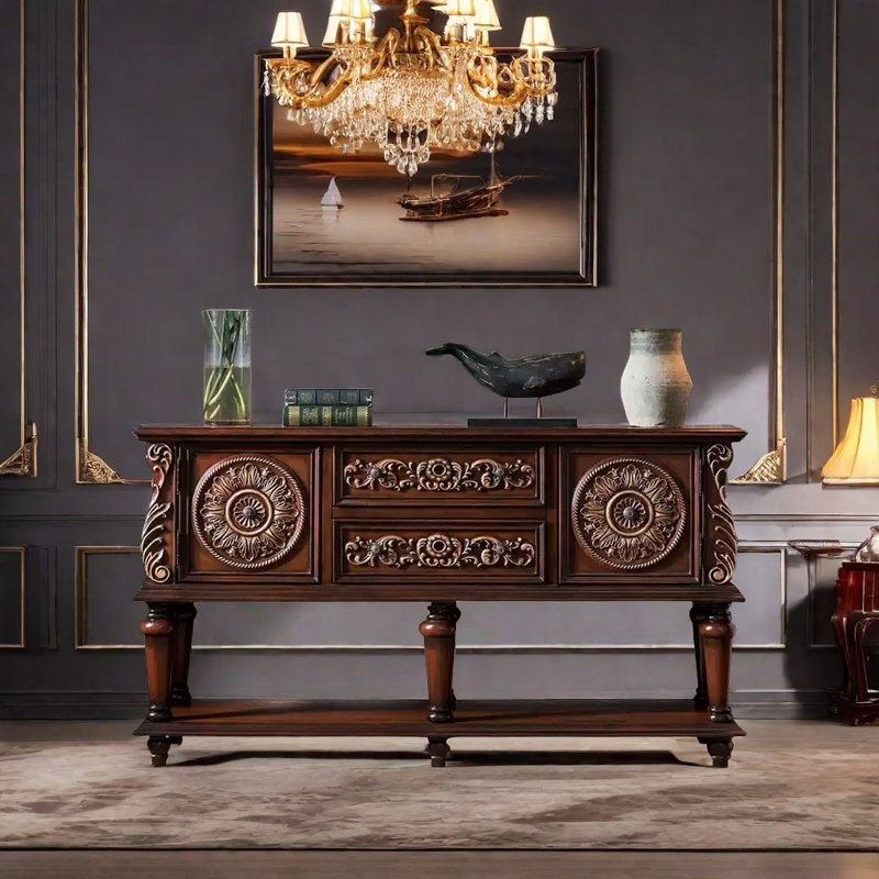 Buffet décoratif American Country, Brun