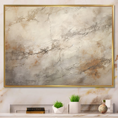 Tempêtes de minimalisme beige III sur toile