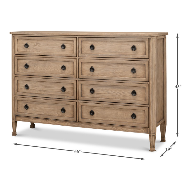 8 - Drawer Solid Wood Dresser
