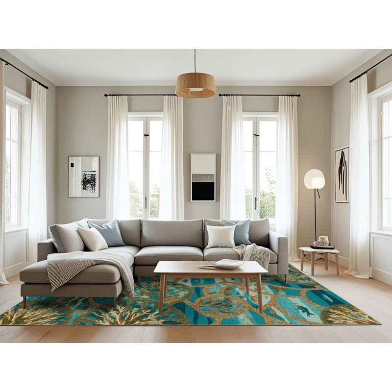 Tapis vert lavable à la machine, Rectangulaire 8 pi x 10 pi