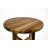 EcoDecors Shoji Teak Shower Stool 18" High Solid Teak Wood Shower Stool/Seat in Earthy Teak