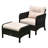 Medina Wicker 2 - Person Patio Conversation Set with Cushions