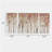 Triptych 3-piece Textured Canvas Wall Art Set