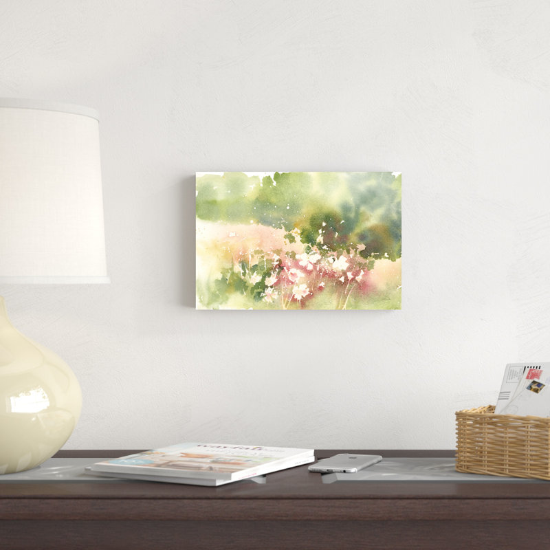 «Floral Field» par Katrina Pete - peinture sur toile tendue, H 8 po x l 12 po