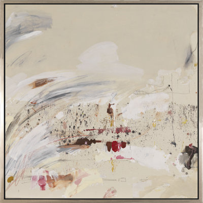«Deconstructed Box I», peinture sur toile à cadre flottant