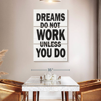 Tergel Dreams Do Not Work If You Do I