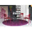 Table ronde Vortex avec plateau en verre et base centrale en métal-34834498