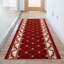 Tapis rouge touffeté à motif géométrique Oregon-91684155