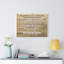 Compassion, Kindness, Lowliness Colossians 3:12 - Wrapped Canvas Print-684144487