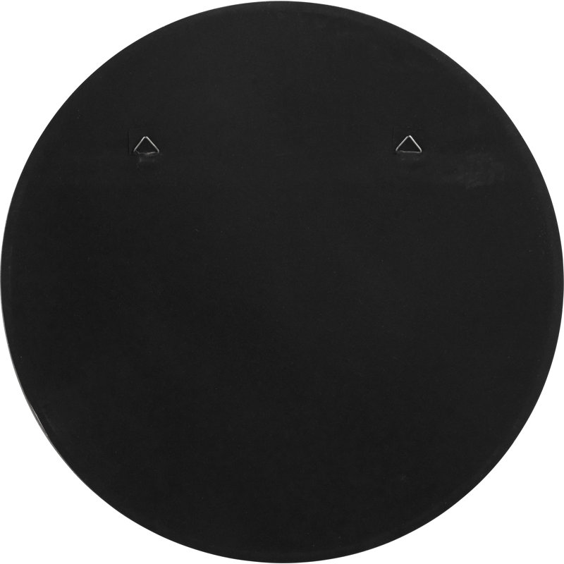 Stainless Steel Round Wall Mirror, 60cm x 60cm, Brushed Silver