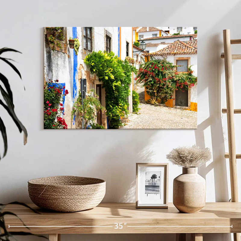 Lilie, vieille ville d'Obidos, H 16 po x l 24 po