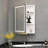 Glendine 19.7'' W 27.6'' H Frameless Medicine Cabinet with LED Mirror and 2 Fixed Shelves-1420490058