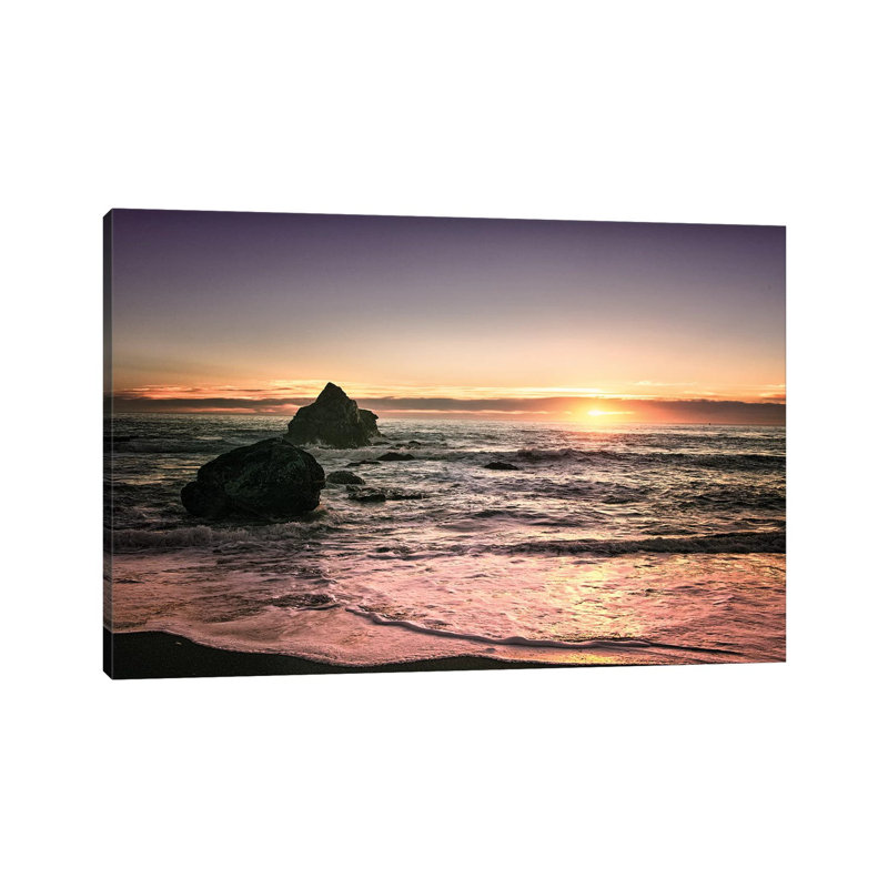 Oregon Sunset by MScottPhotography - Wrapped Canvas Print, 20.32 cm H x 30.48 cm W