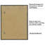 Cadre d'affiche Americanflat - Plexiglas poli - Moulure mince - Quincaillerie de suspension-101056062-101056061