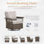 Chaise berçante pivotante avec coussins Blathnaid-1316884132