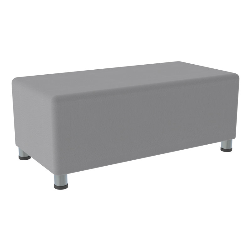 Learniture Structured Rectangle  Stool -Flexible Modular Collaborative Soft Seating For Office, Home, Lounge And School Classrooms With Durable Frame 1017NLG