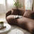 Yazgur 93.6" Curved Modern Upholstered Sofa-2117642645
