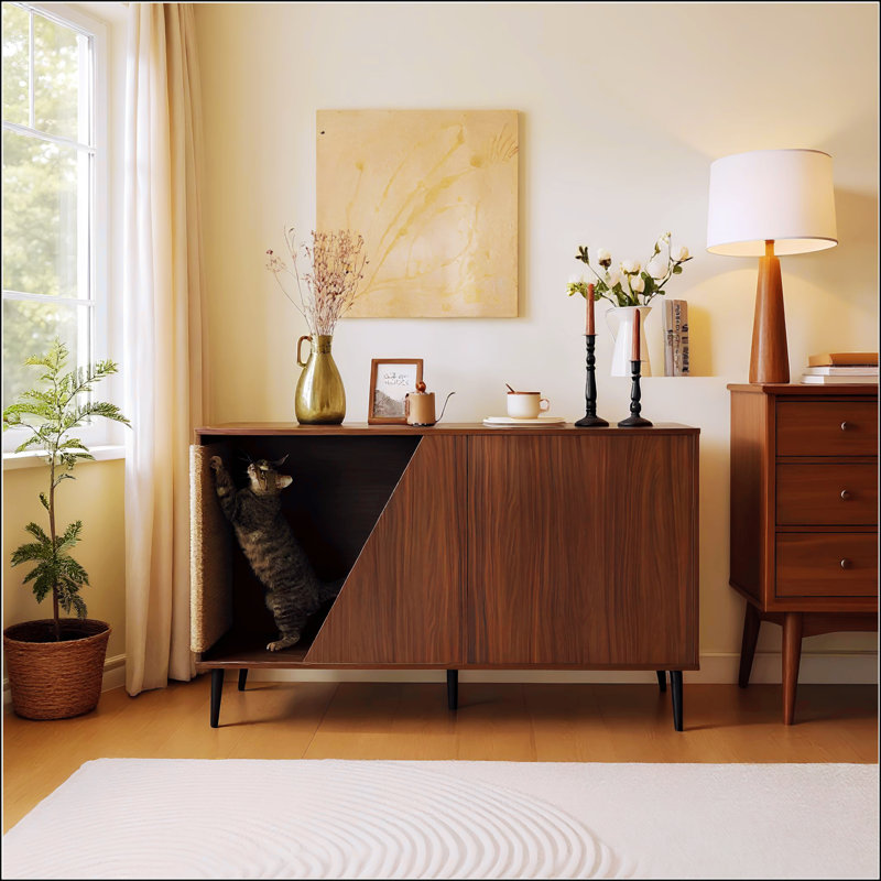 Armoire moderne en noyer