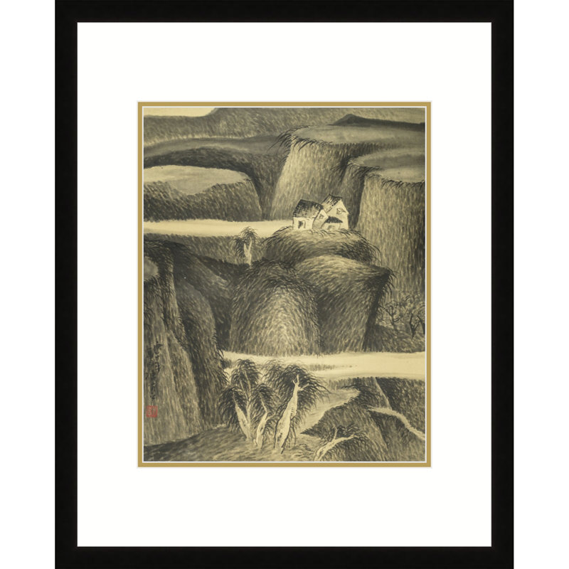 «Mountain Village 2» par Chen Xiaoping - impression d'un seul cadre
