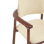 Ensemble de 2 chaises de salle à manger, bois d'hévéa robuste, siège en mousse de polyuréthane confortable, idéal pour la maison et la cuisine