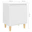 Spalding Bed Cabinet with Solid Wood Legs 40x30x50 cm-1552069731
