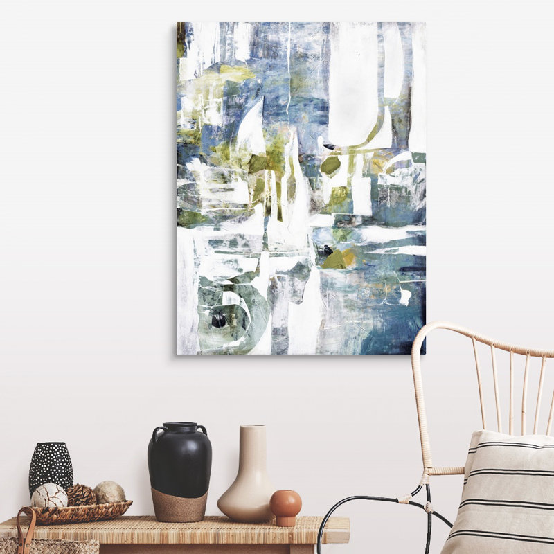 «Falling Sky II» par Alexys Henry, reproduction d'art graphique sur toile, H 40 po x l 30 po x P 1,25 po, Toile tendue