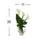 Faux floral moderne avec lis Calla et plantes grasses-1750341587