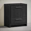 Meuble-lavabo autoportant 30 po en chêne noir sans comptoir Virage-120165167