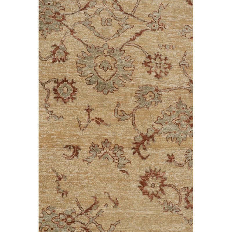 Handmade Silk and Wool Area Rug