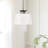 3-light Crystal Fabric Pendant