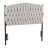 Maddison Twin Upholstered Braided Panel Headboard-753451375