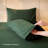 MooMee Pillowcases Envelope Closure 100% Washed Cotton Linen Like Textured Breathable Soft-108202805-108202832