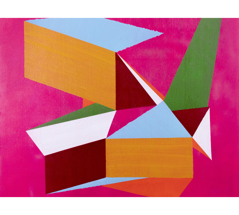 «On Pink» par Jphono 1 - Impression, H 25 po x l 33 po, Papier avec cadre noir, H 25,25 po x l 31,25 po
