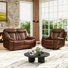 Saneela Faux Leather Power Reclining Living Room Set