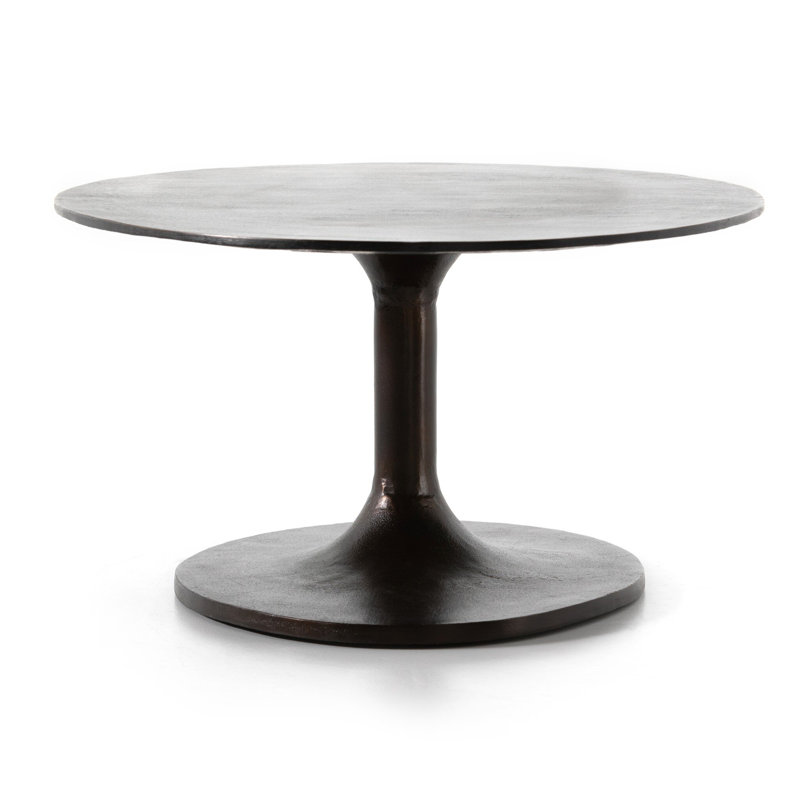 Simone Coffee Table, 16.5" H x 29.5" L x 54.75" W, Antique Rust