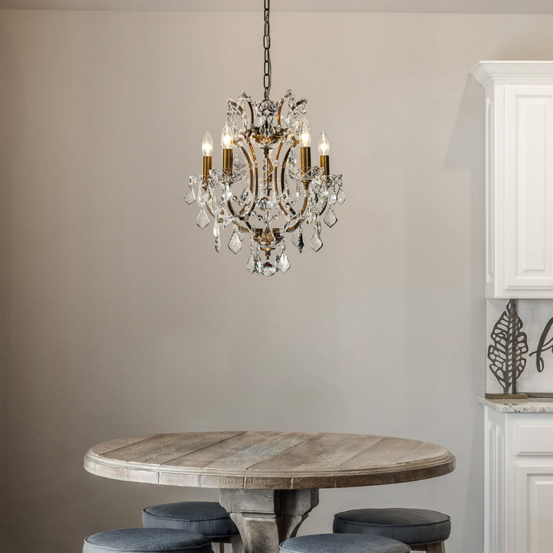 Lustre en cristal orné de 18 lumières à 5 lumières de style classique / traditionnel 18 po