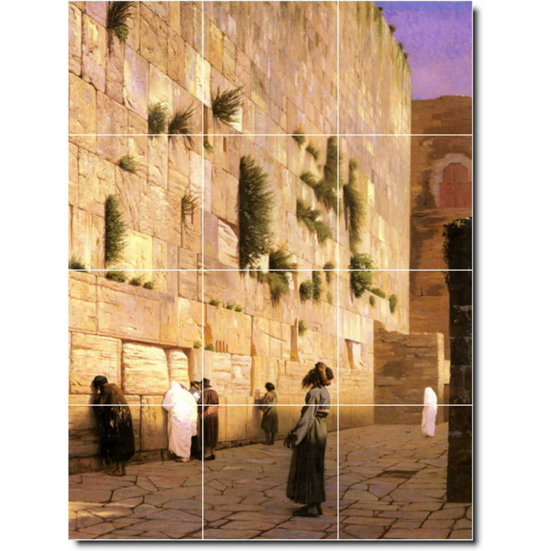 Carreau de peinture murale 24 po x 32 po 8 po x 8 po, Historique 03433