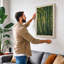 Bamboo Grove Light Japandi - Wrapped Canvas-2067242920-2067242963