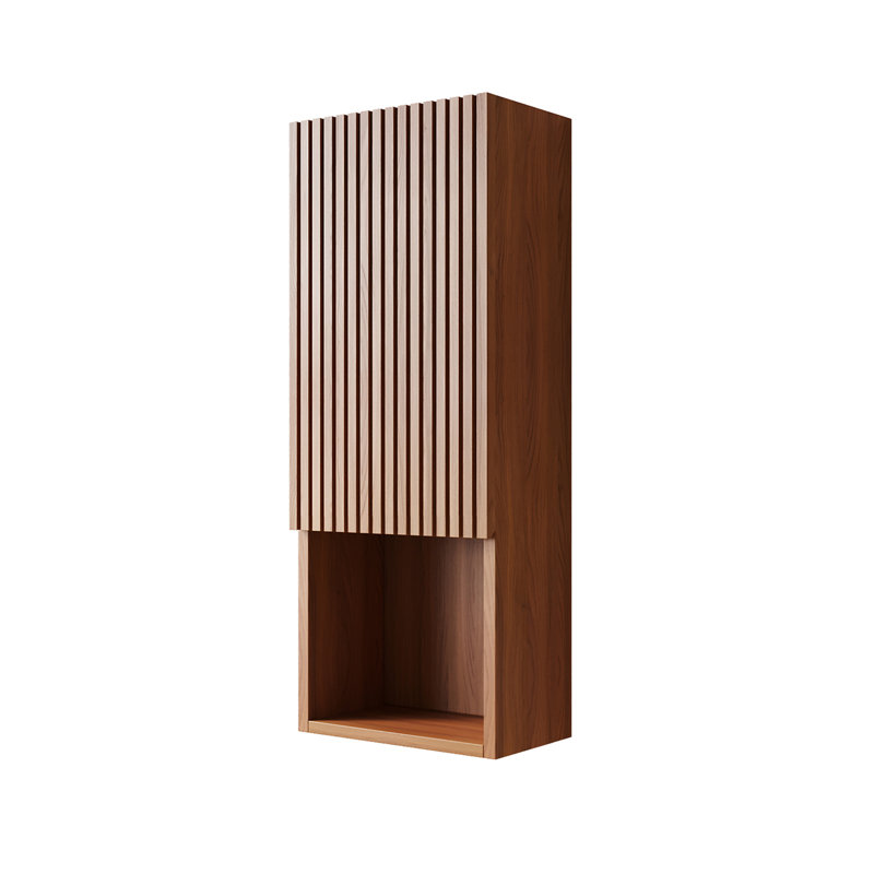Armoire murale haute de 35 po MITCH, Chêne brun