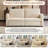 3-in-1 Convertible Sofa Bed With Storage - Adjustable Recliner To Bed-1435243788