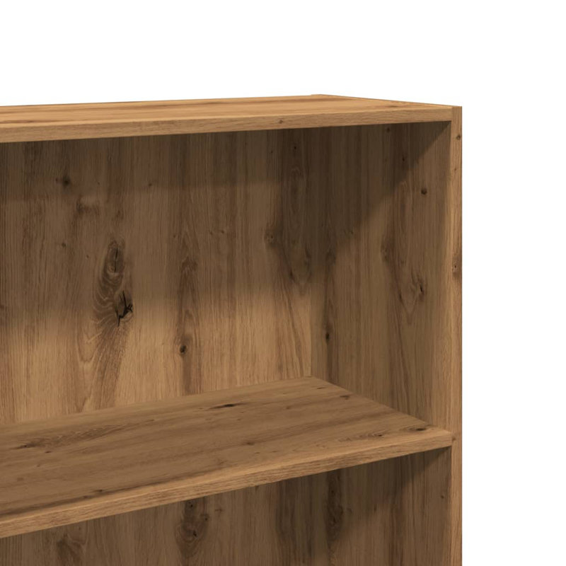 Analuisa Bookcase, (4 Shelves) 189cm H x 60cm W x 30cm D, Artisan Oak